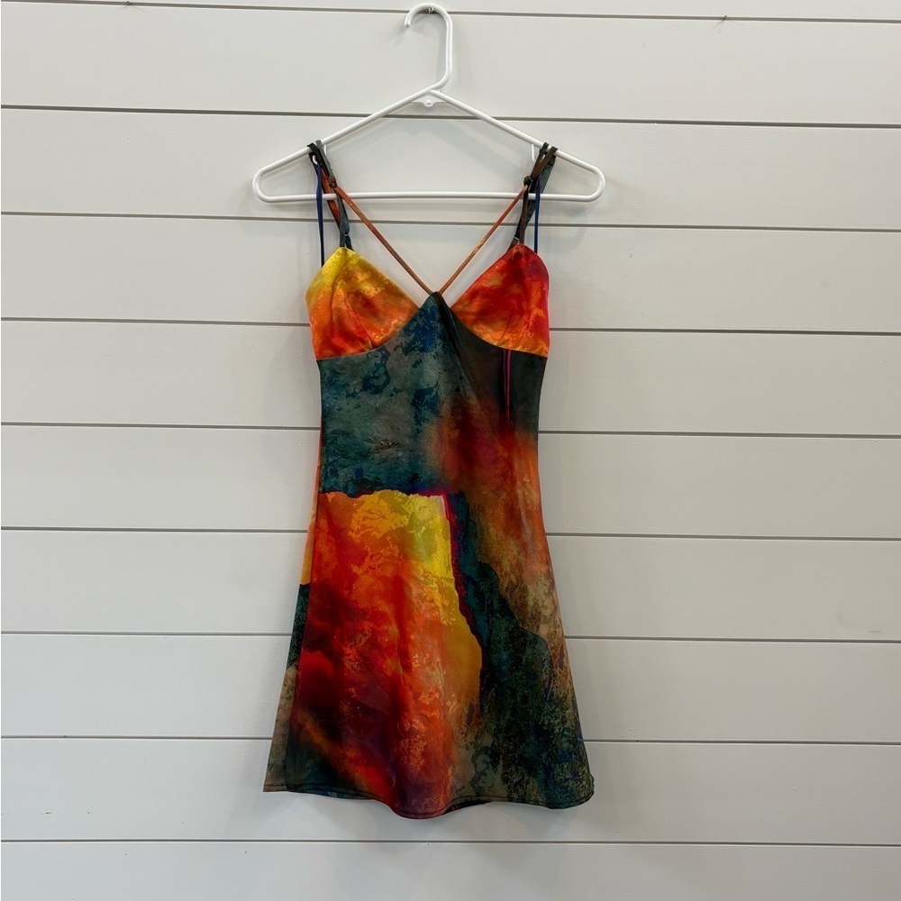 Urban Outfitters Multicolor Strappy Dress
